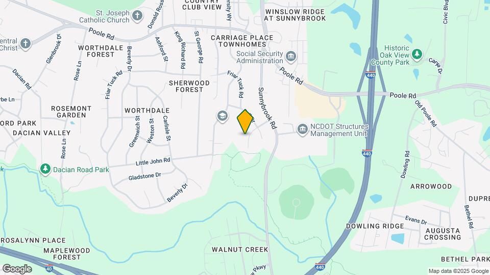 914 Edison Rd Map and Location Details