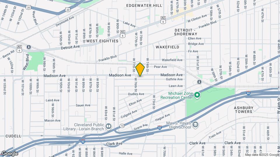 7502 Guthrie Ave Map and Location Details