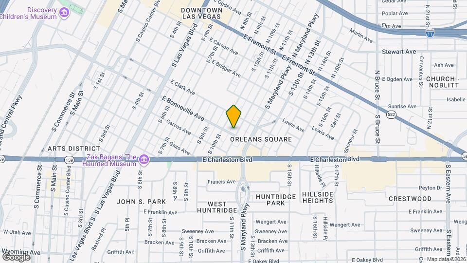 536 S 11th St Map and Location Details