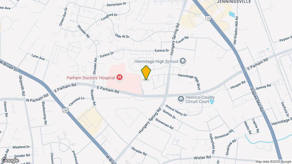 Parham Park Place I & II Mapa y Detalles de la Ubicación