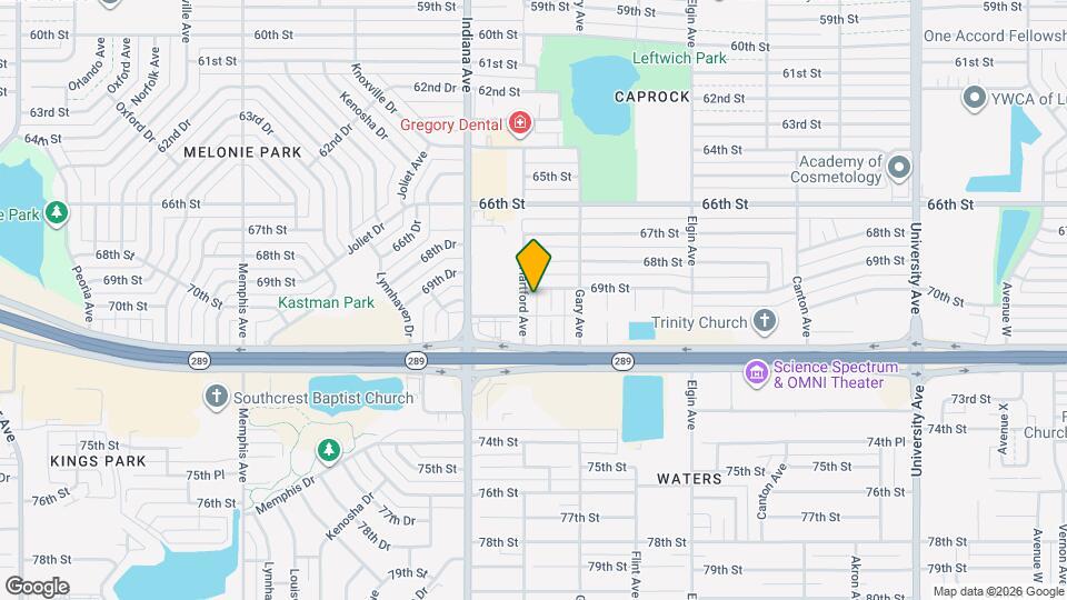 6903 Hartford Ave Map and Location Details