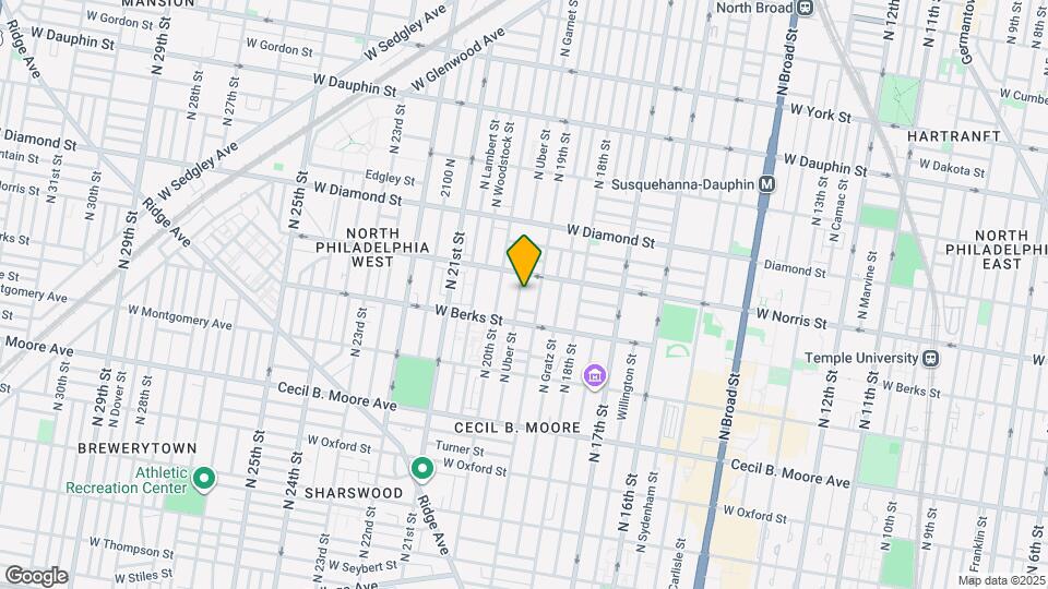 1931 N Uber St Mapa y Detalles de la Ubicación