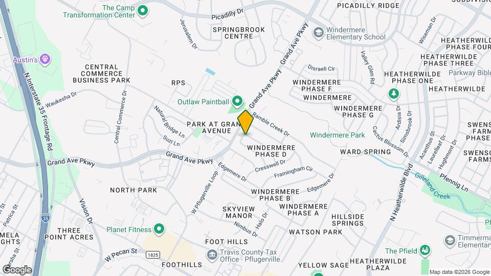 1301 Pitcairn Dr Map and Location Details