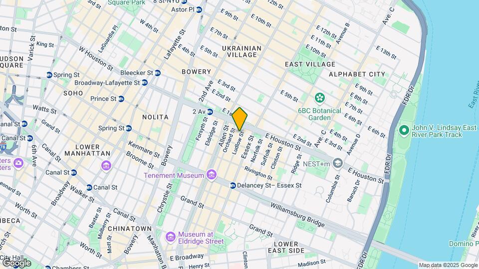 175 Ludlow Street Map and Location Details