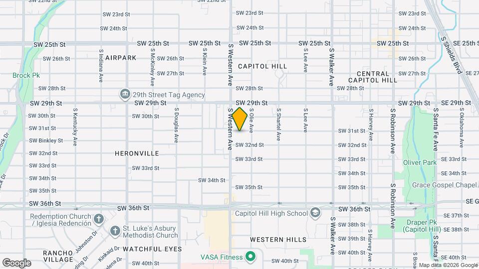 820 SW 31st St Map and Location Details