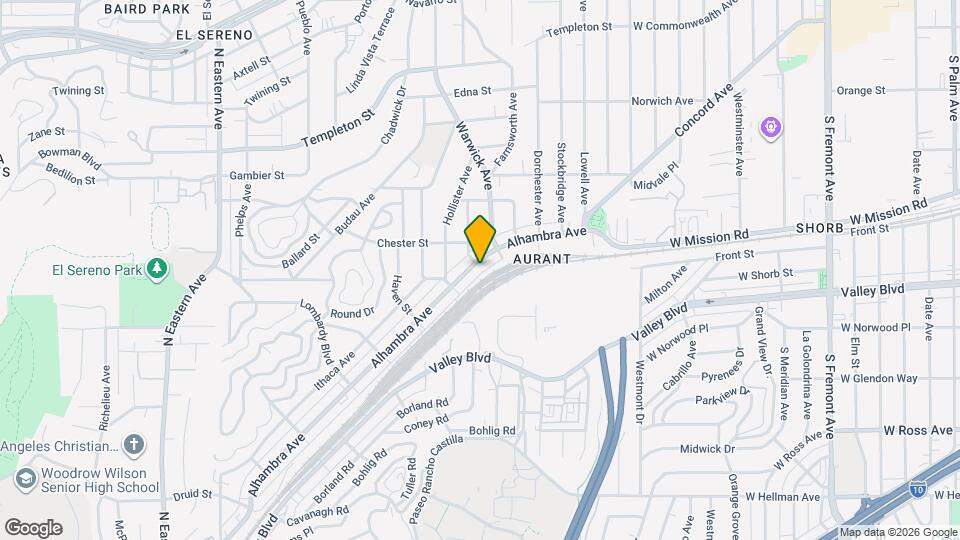 5442 Alhambra Ave, Unit B Map and Location Details
