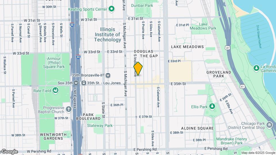 3433 S Indiana Ave Map and Location Details