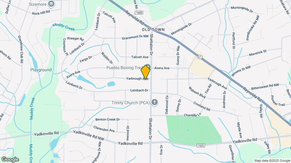 3908 Yarbrough Ave Map and Location Details