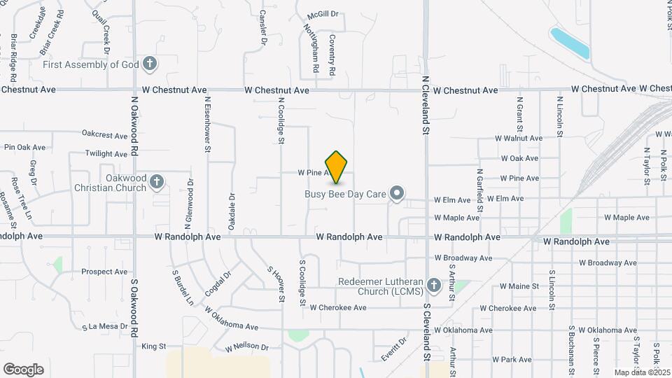 2718 W Elm Ave Map and Location Details