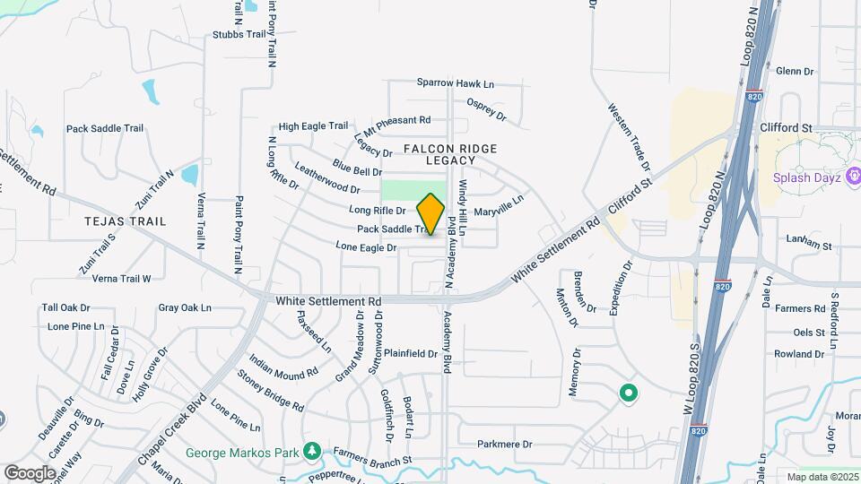 9920 Lone Eagle Dr Map and Location Details