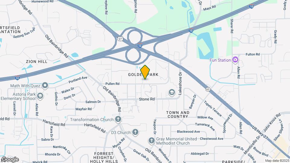 2507 Golden Park Ln Map and Location Details