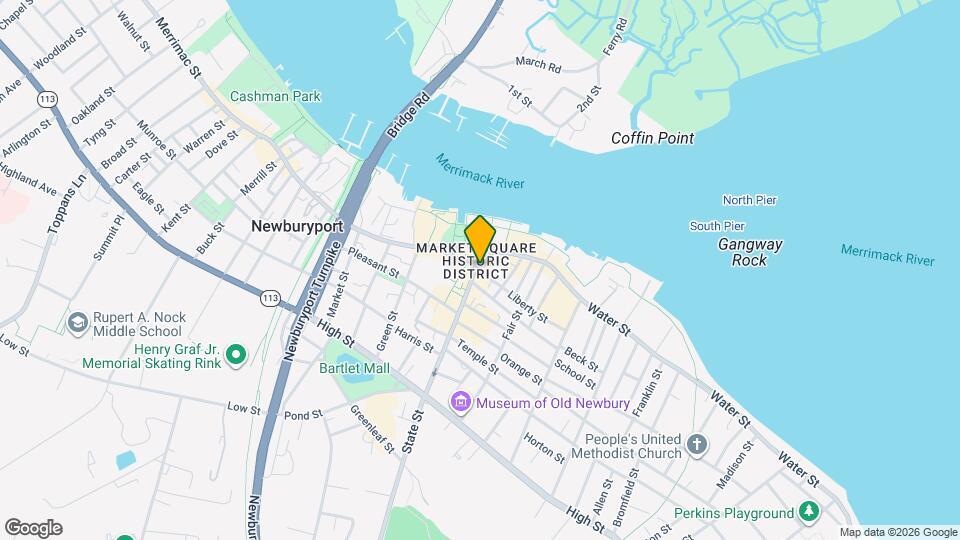 1 Liberty St Map and Location Details