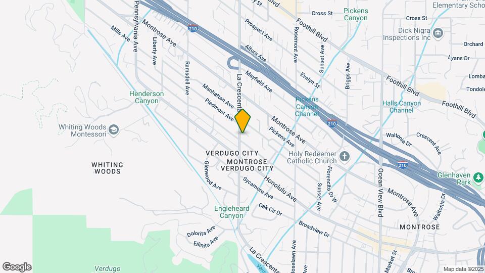 3906 La Crescenta Ave Mapa y Detalles de la Ubicación