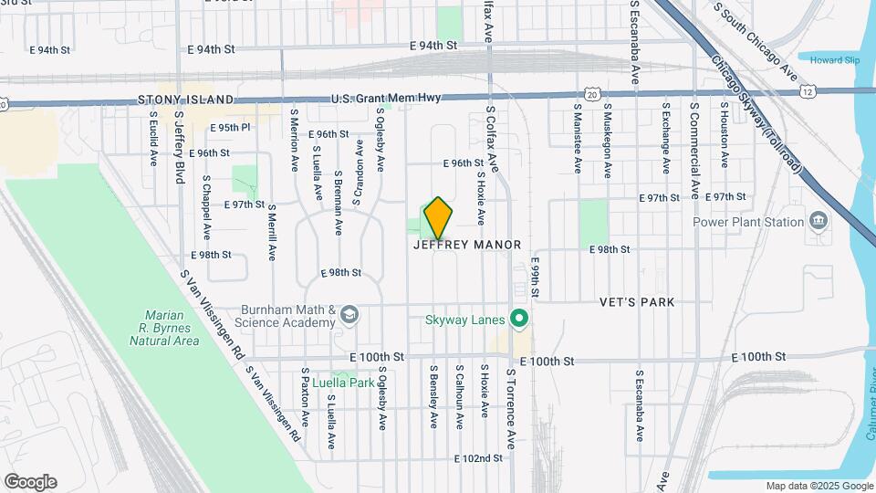2500 E 98th St Map and Location Details