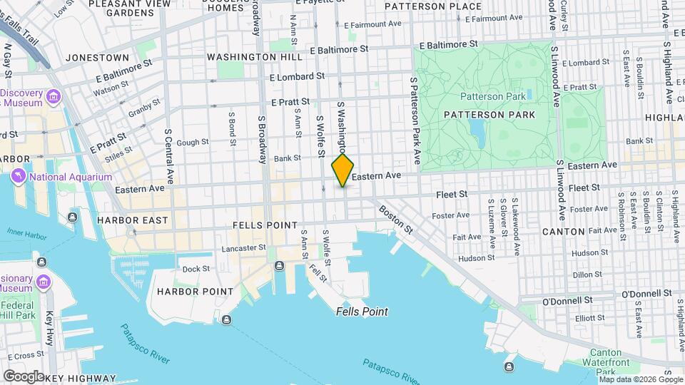 522 S Washington St Map and Location Details