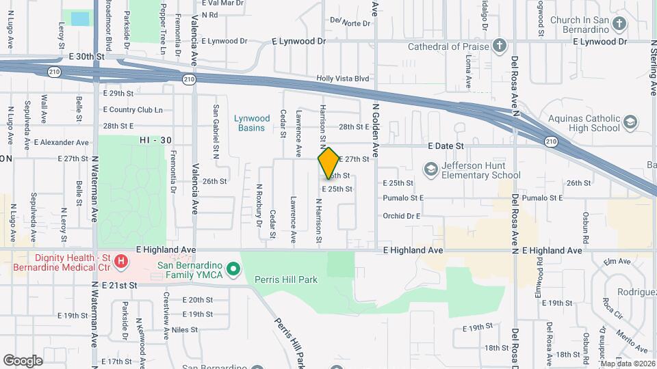 1116 E 25th St, Unit Unit 2 Map and Location Details