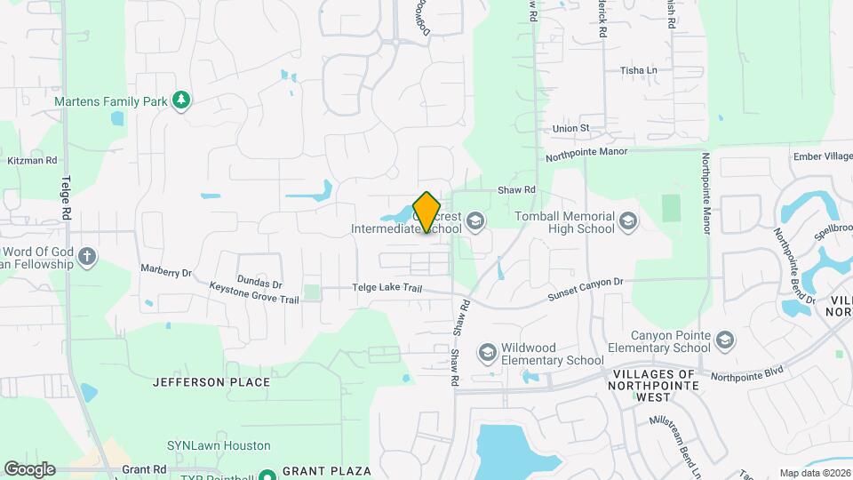 18107 Sweetwater Mdw Ln Map and Location Details