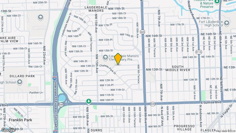 1212 NW 13th Ct Map and Location Details
