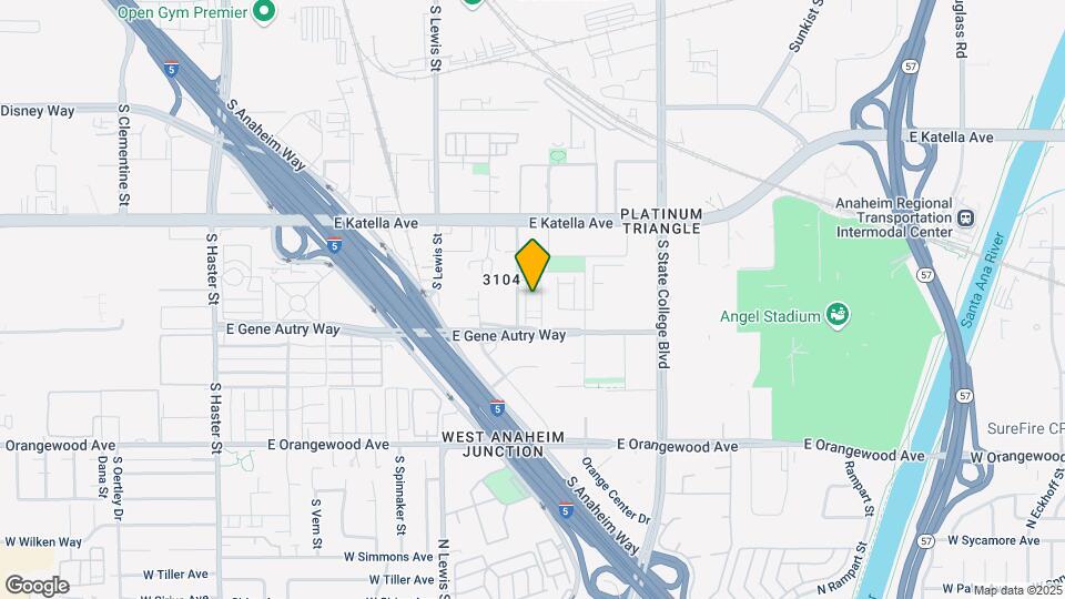 1854 S Westside Dr Map and Location Details