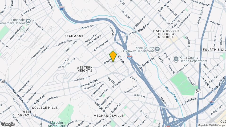 837 Belleaire Ave Map and Location Details