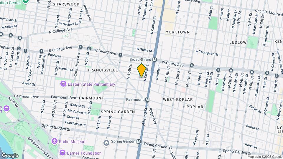 1437 Parrish St Map and Location Details