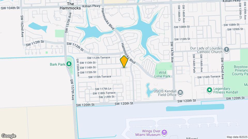 11448 SW 151st Path Map and Location Details