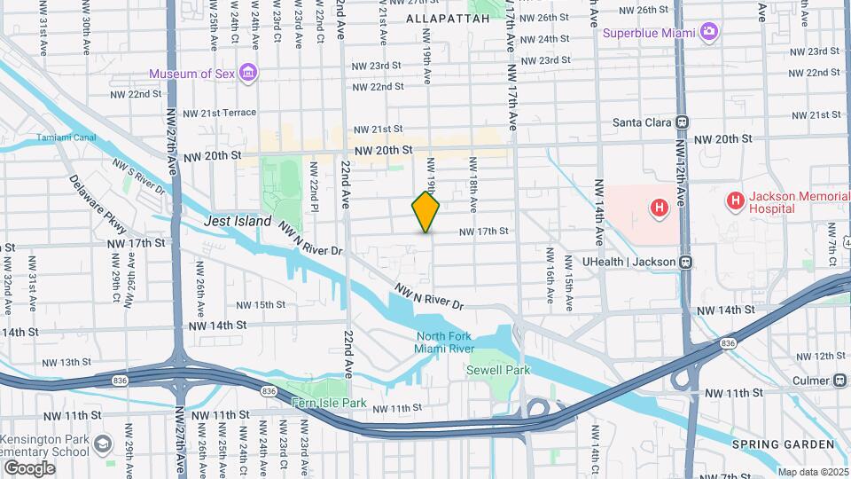 1908 NW 17th St Map and Location Details