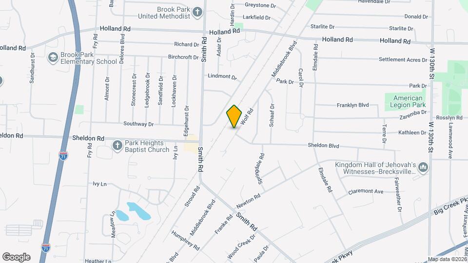 6446 Wolf Rd Mapa y Detalles de la Ubicación