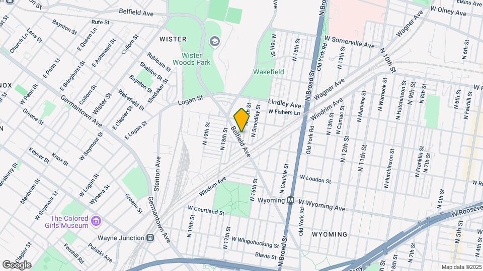 1703-5 Belfield Ave Mapa y Detalles de la Ubicación