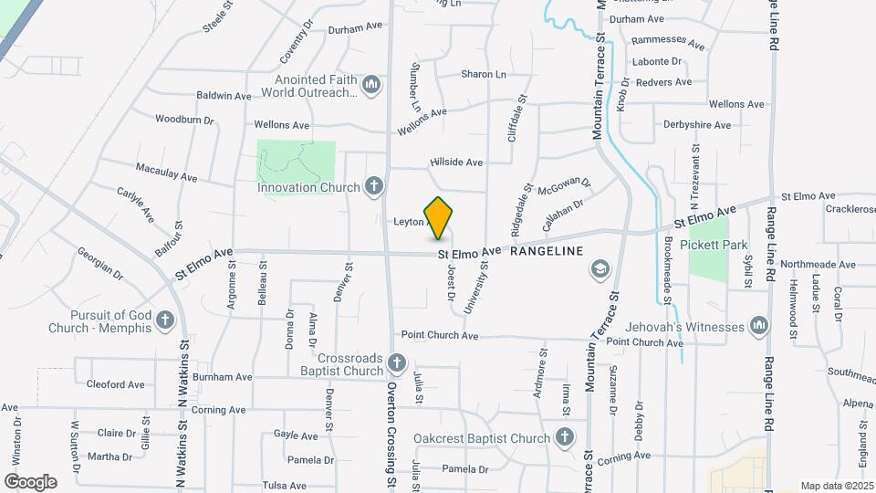 2188 St Elmo Ave Map and Location Details