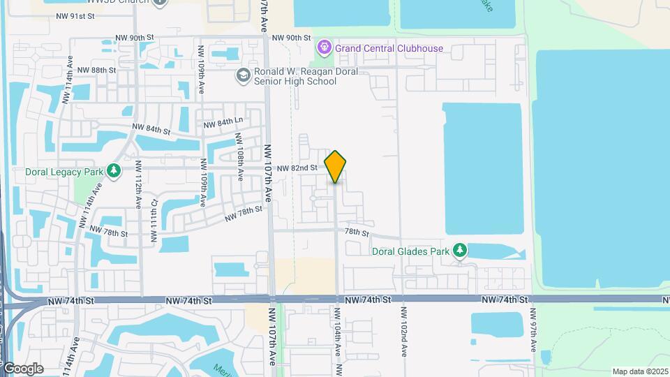 8046 NW 104th Ave Map and Location Details