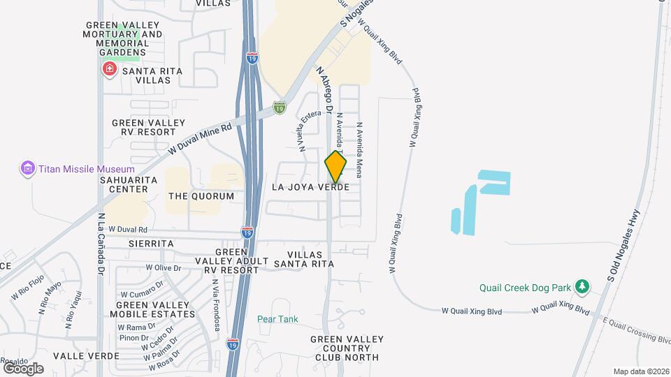 2181 N Avenida TABICA Map and Location Details