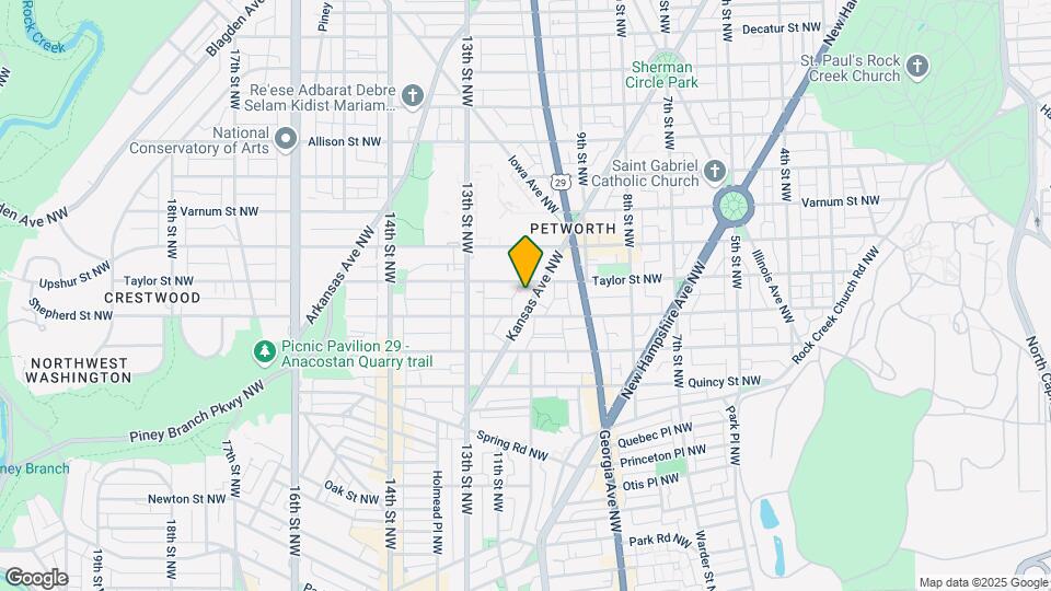 4014 Kansas Ave NW Mapa y Detalles de la Ubicación