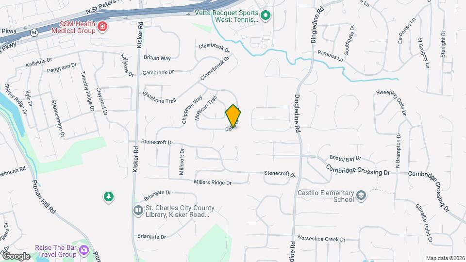 1400 Navaho Trail Map and Location Details