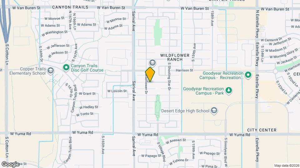 16183 W Buchanan St Map and Location Details