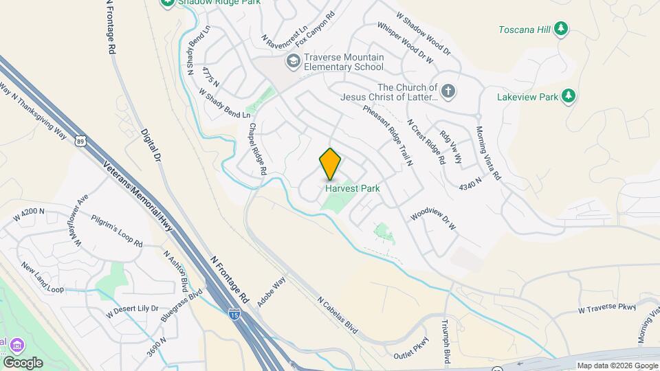 4306 N Chestnut Oak Dr Map and Location Details