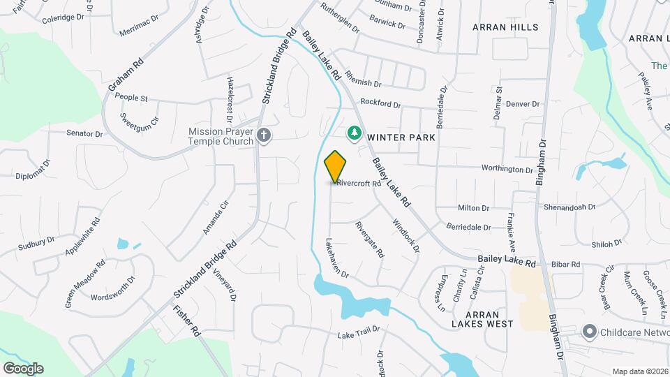 5839 Rivercroft Rd Map and Location Details