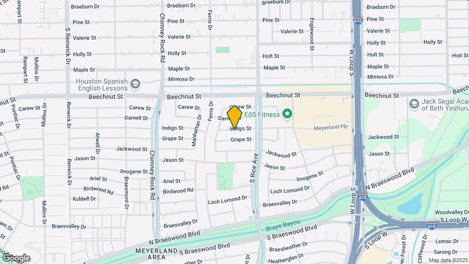 5131 Indigo St Map and Location Details