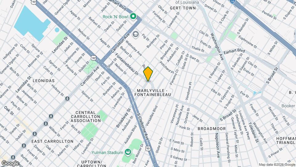 2525 Broadway St Map and Location Details