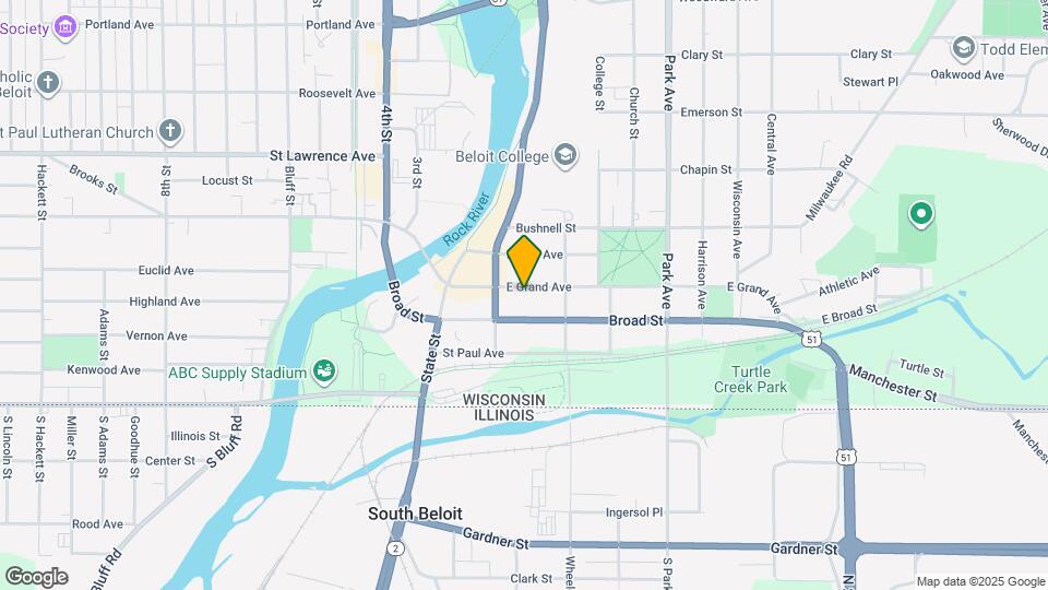 524 E Grand Ave, Unit Unit 2 Map and Location Details