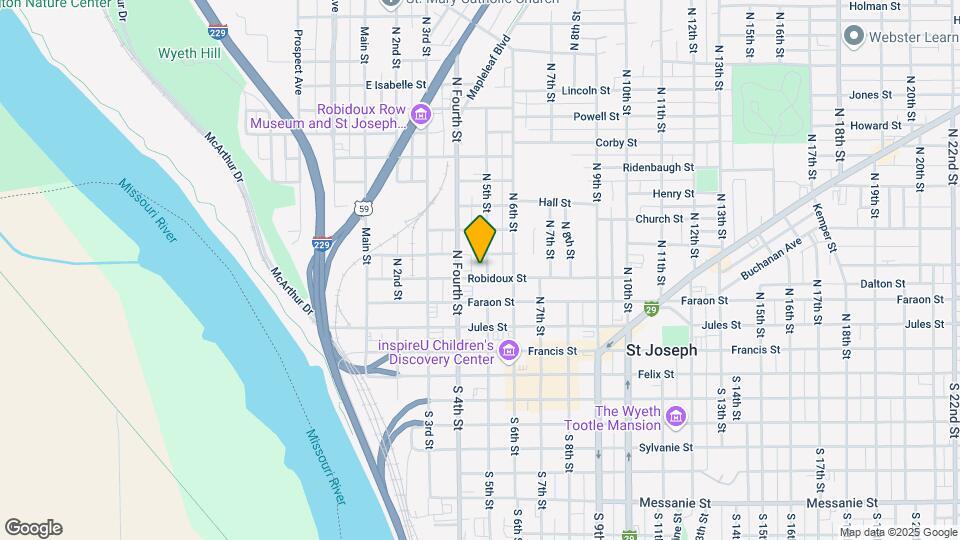 508 N 5th St Map and Location Details