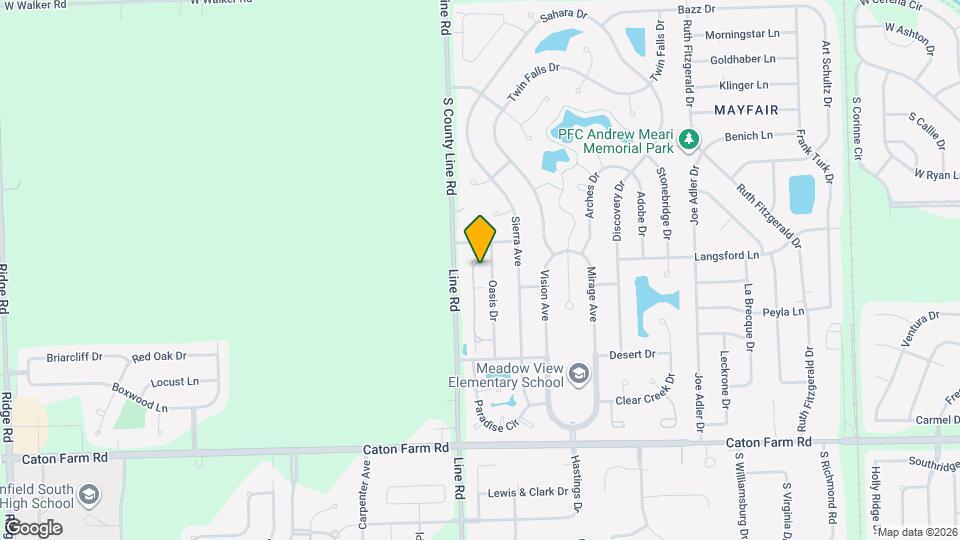 2704 Canyon Dr Map and Location Details