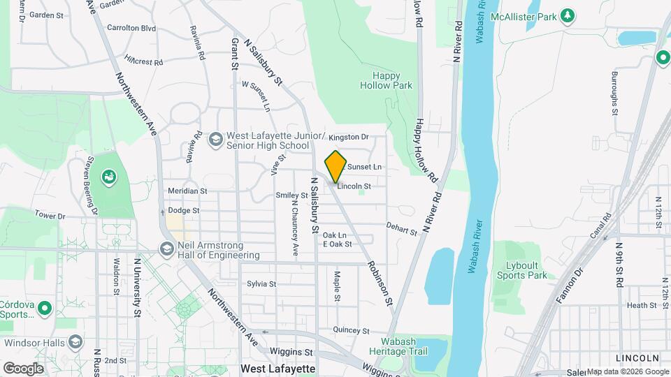 918 Robinson St Map and Location Details