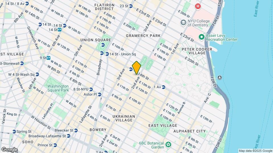219 Second Ave Mapa y Detalles de la Ubicación