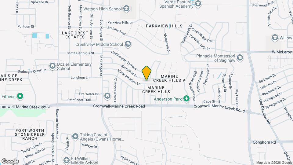 5512 Stone Meadow Ln Map and Location Details