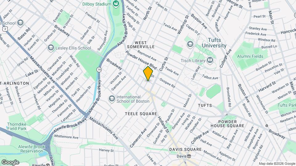 16 Fairmount Ave, Unit 2 Map and Location Details