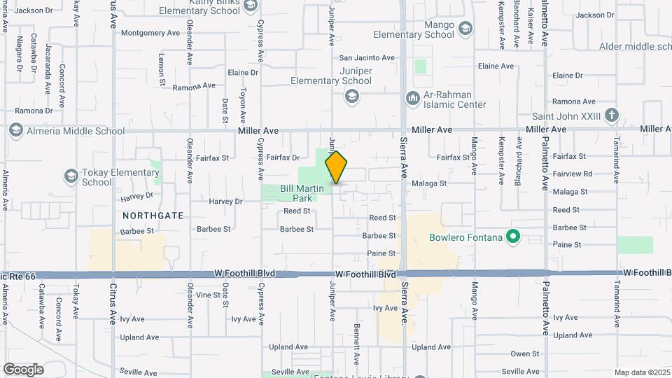 7855 Juniper Ave Mapa y Detalles de la Ubicación