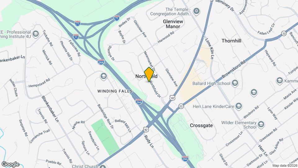 2102 Northfield Dr Map and Location Details