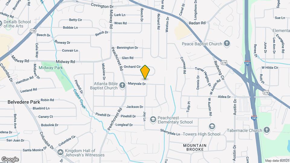 3494 Maryvale Dr Mapa y Detalles de la Ubicación