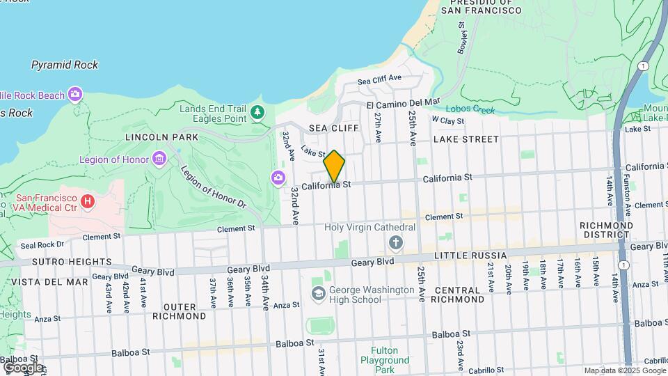 6743-6749 California St Map and Location Details